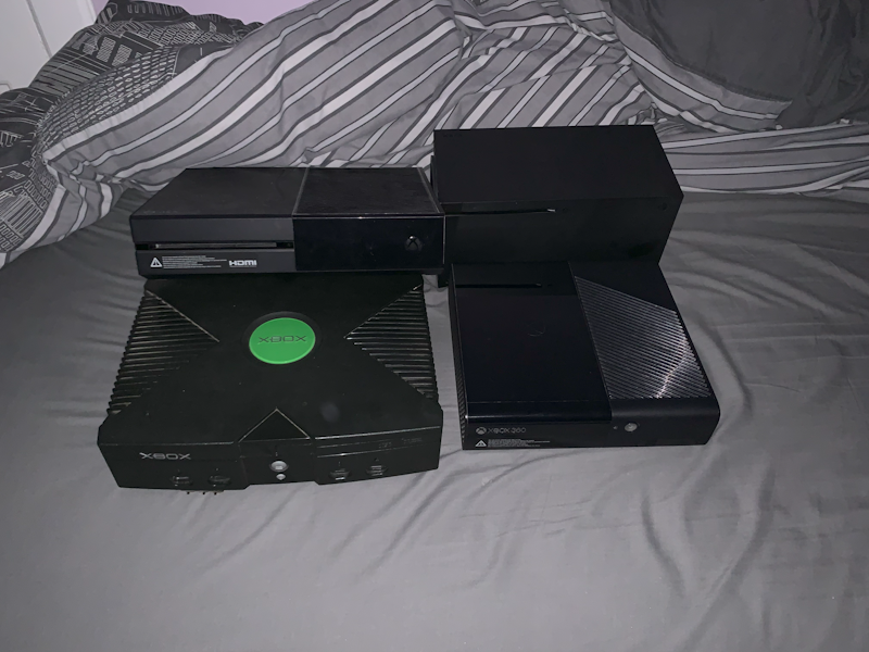 Original Xbox, 360, One, and Series X.